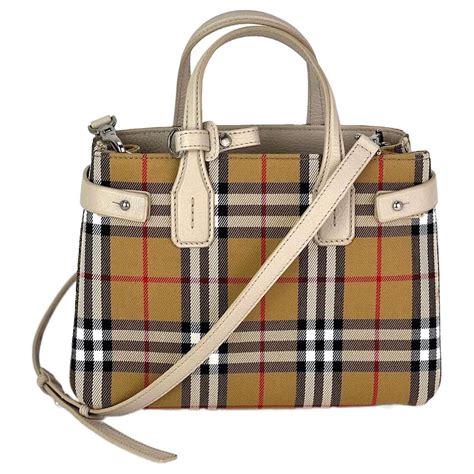 BURBERRY Goatskin Vintage Check Small Banner 